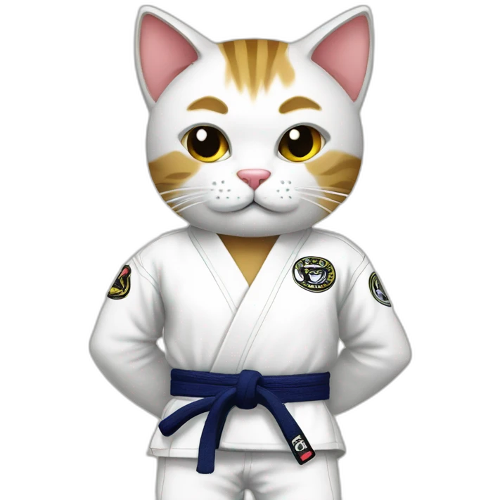 Jiu-Jitsu cat emoji
