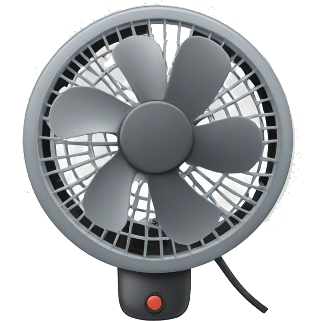 Pocket-sized electric fan emoji