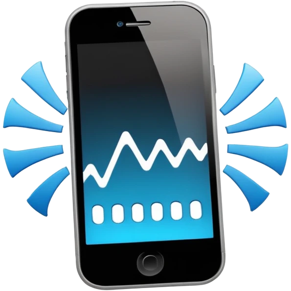 phone with sound waves, ringing phone emoji emoji
