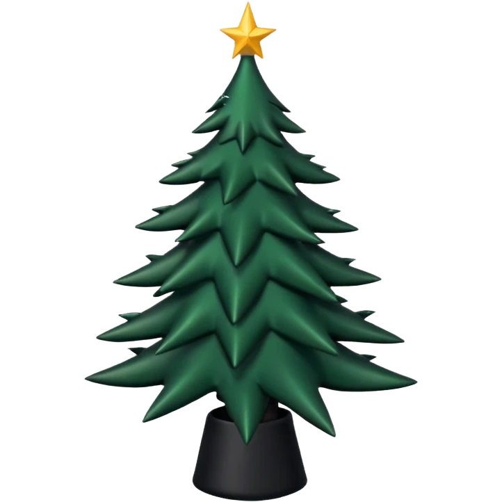 goth christmas tree emoji