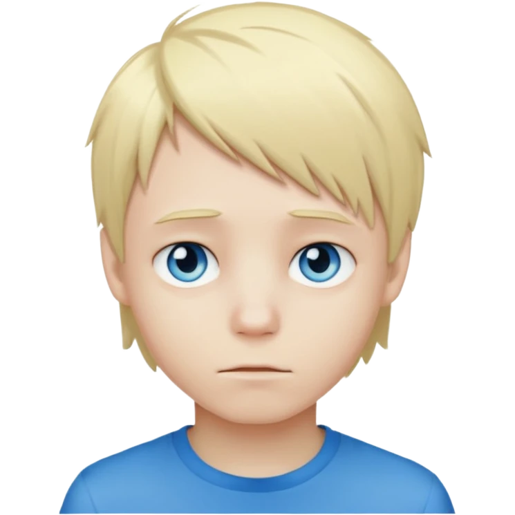 boy with blonde hair emo and blue eyes emoji