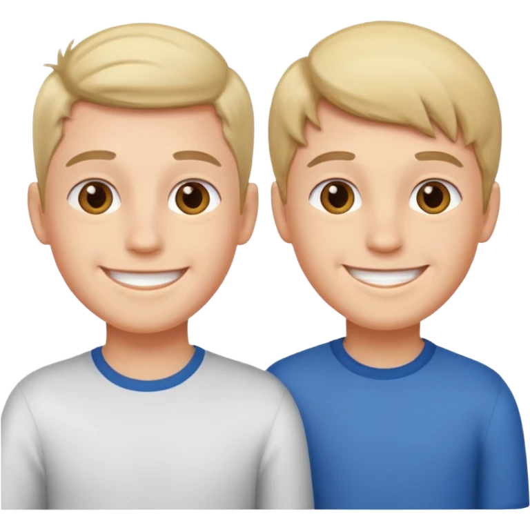 Enfants garçons portrait  emoji