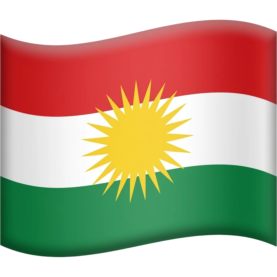 Flag of Kurdistan emoji