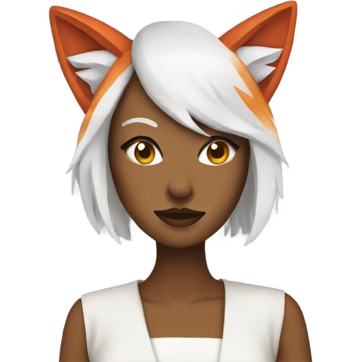 woman wearing kitsune mask  emoji