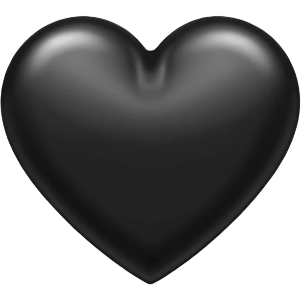 Black fvrt love emoji