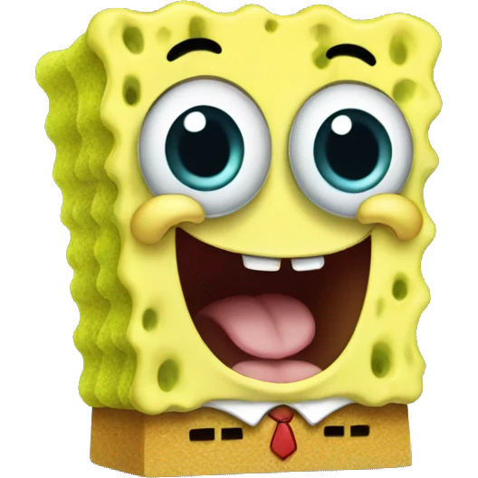 cute baby sponge bob emoji