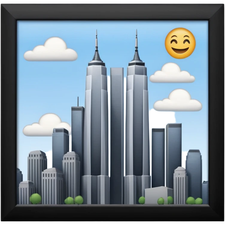 twin towers plane emoji emoji