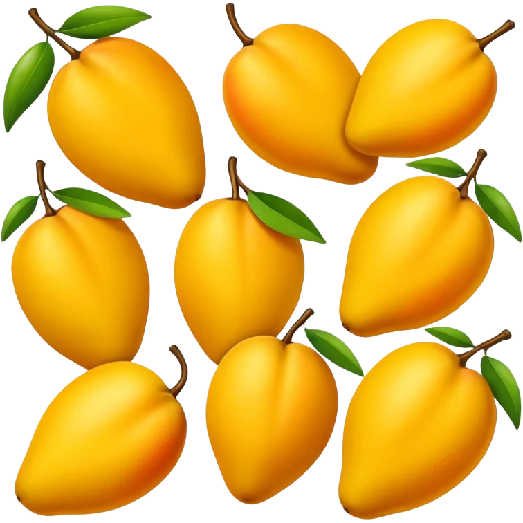 Emoji Mangoes flying emoji