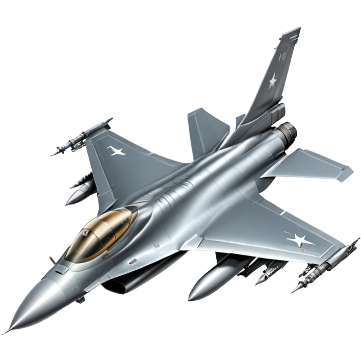F-16 fighter jet emoji