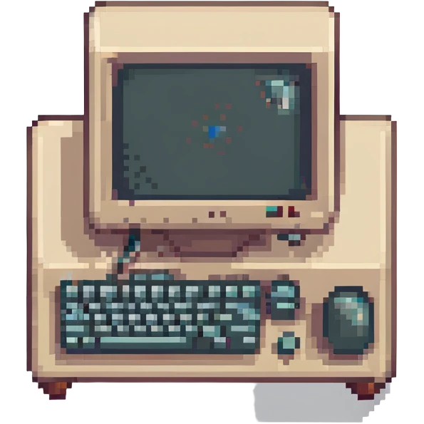 computer retro-tech aesthetic emoji