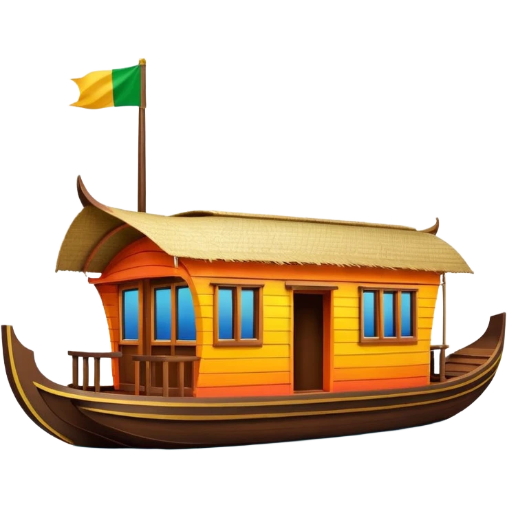 Kerala house boat emoji