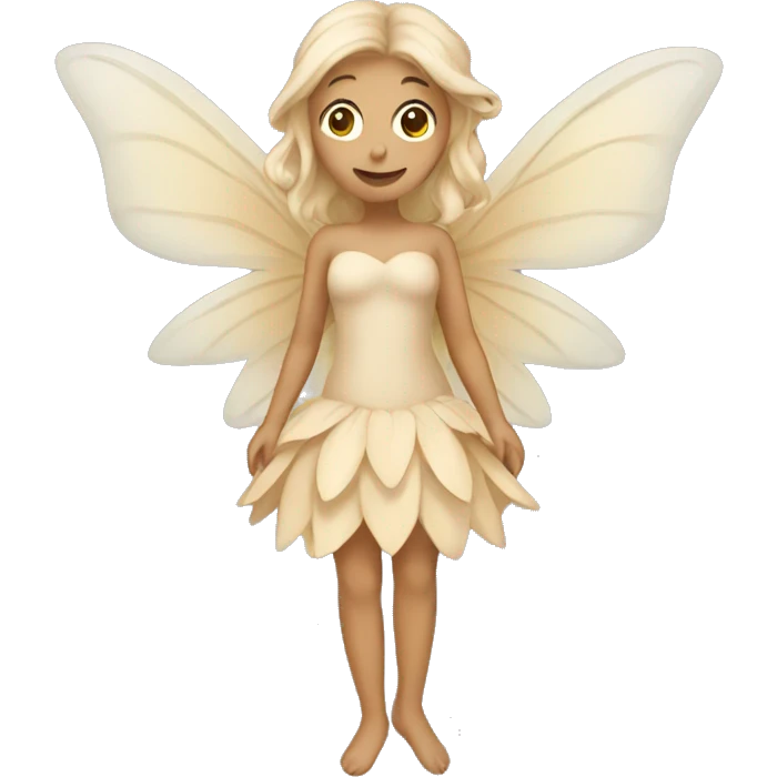 Beige fairy emoji