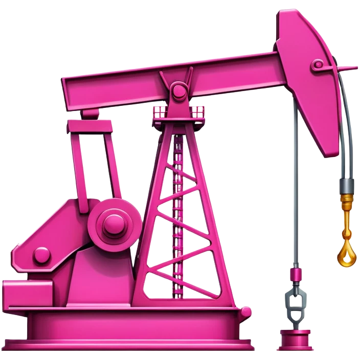 pink Pumpjack oil emoji