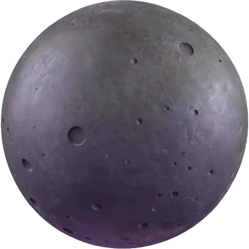 planet Mercury with craters emoji