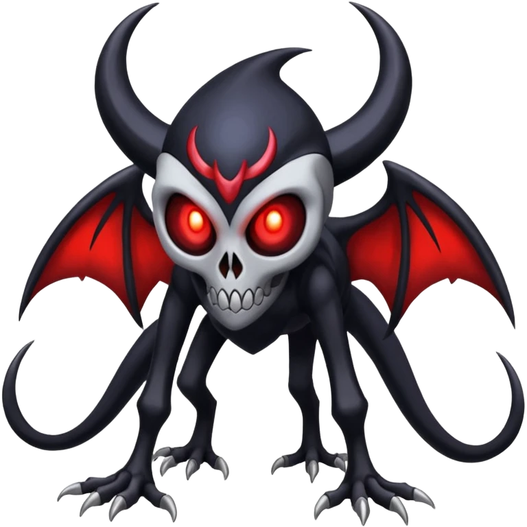 Evil Duskull-Lunala-Darkrai-Fakémon-hybrid-creature (full body)  emoji