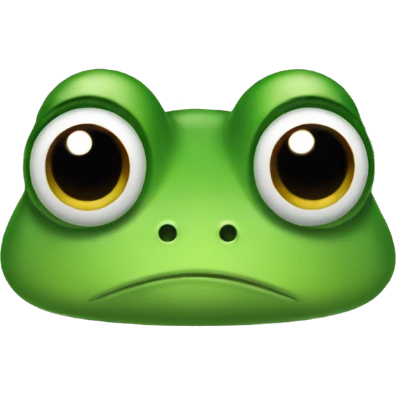 Sad frog emoji