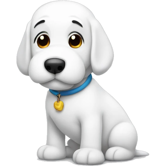snopy con moño cute  emoji