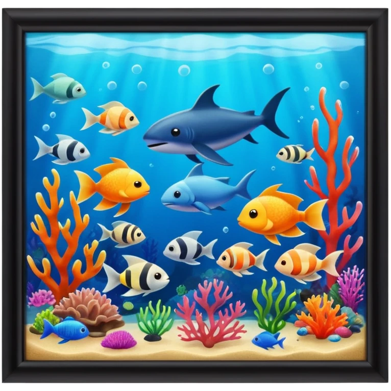 an aquarium museum sea life emoji