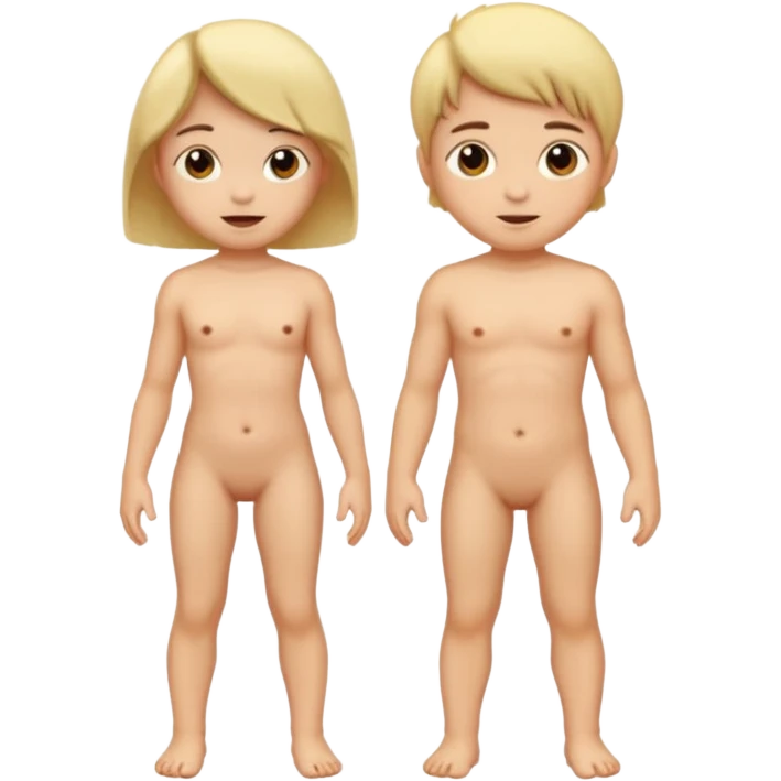 Naked boy girl emoji