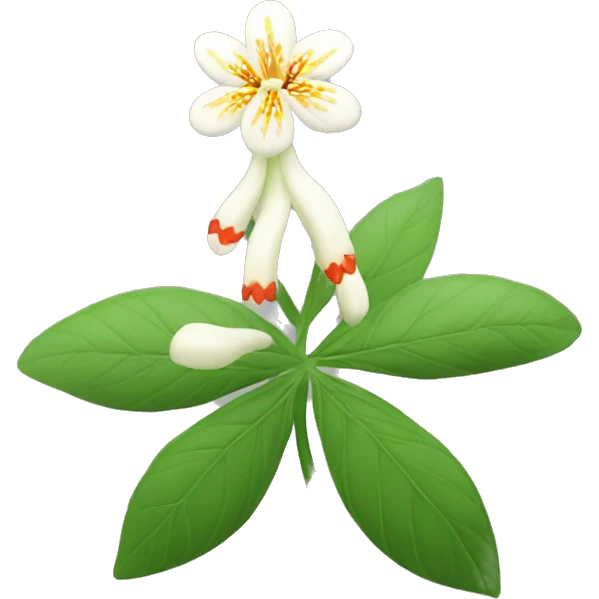 Indian Ginseng flower emoji
