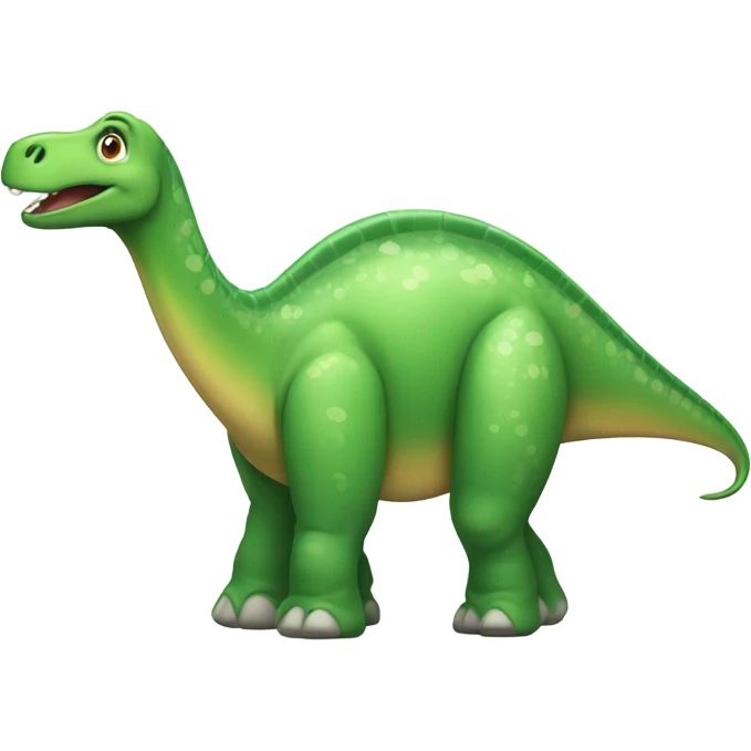 Green brontosaurus emoji