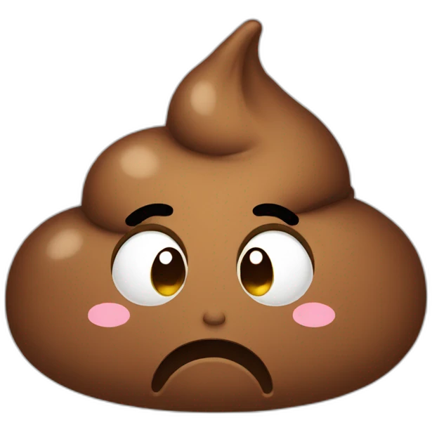 crying poop emoji