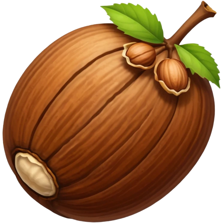 Hazelnut emoji