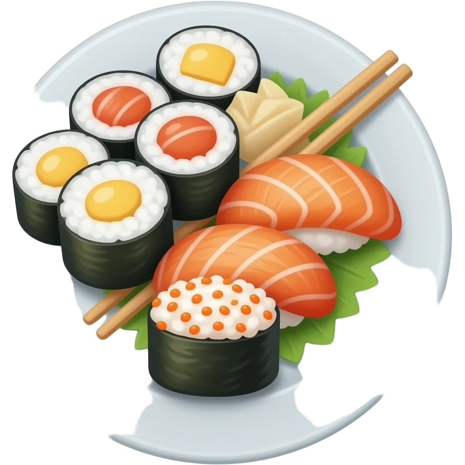 sushi dinner emoji