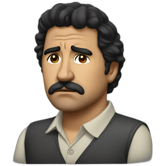 Sad Escobar emoji