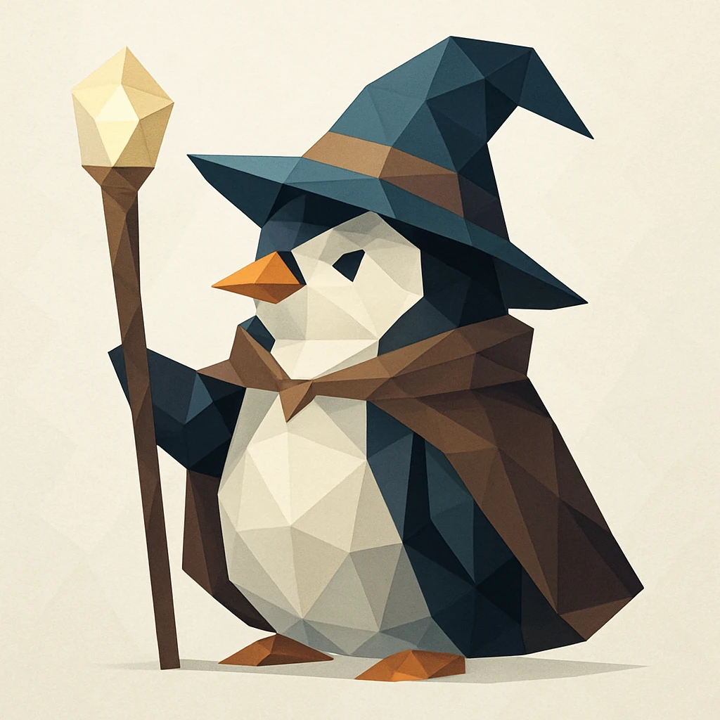 Penguin Wizard 34555132231232131 emoji
