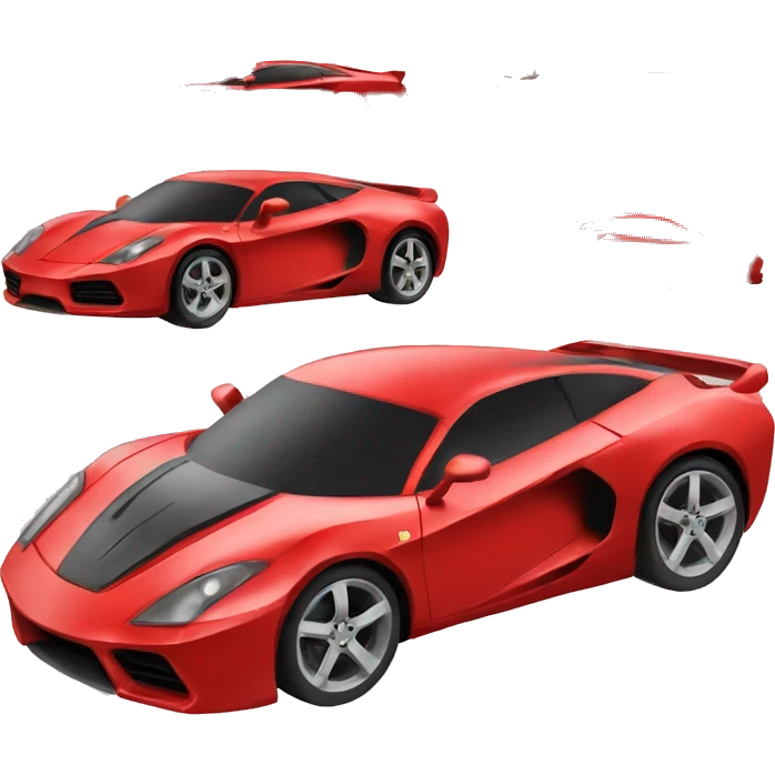 red super car emoji