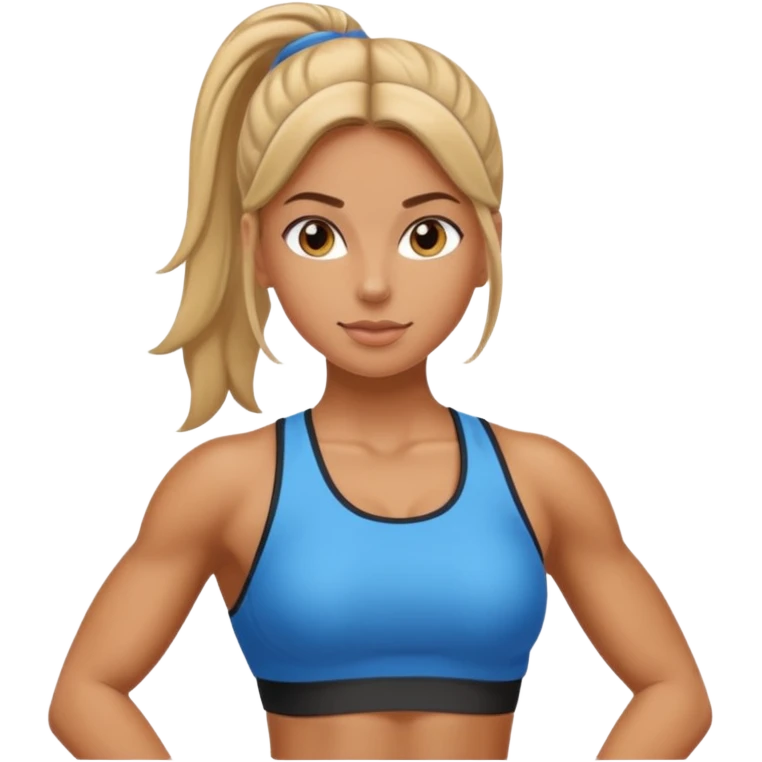 Gym Girl vertical image emoji