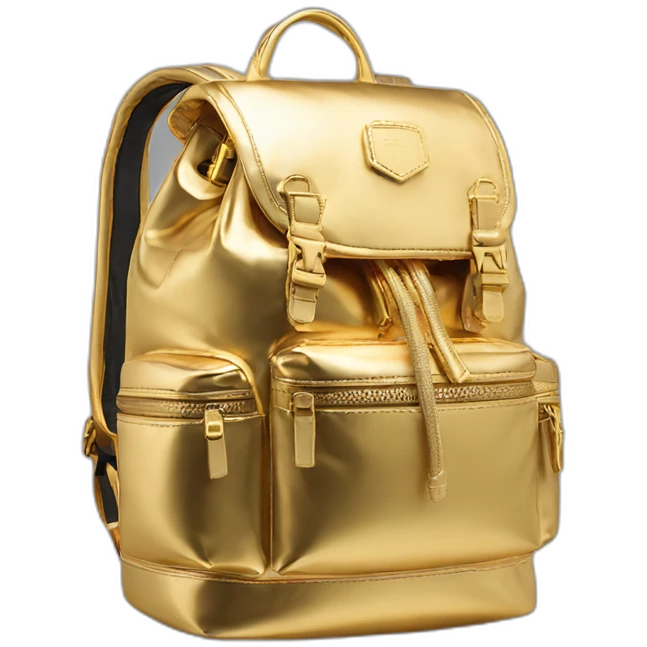 sprayground-golden-backpack emoji