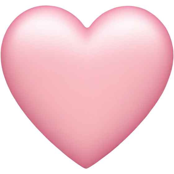 light pink heart emoji