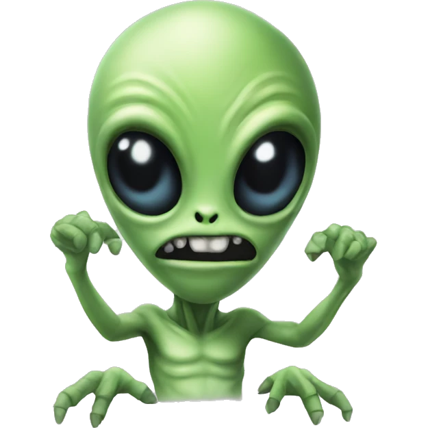 Aliens in yard emoji