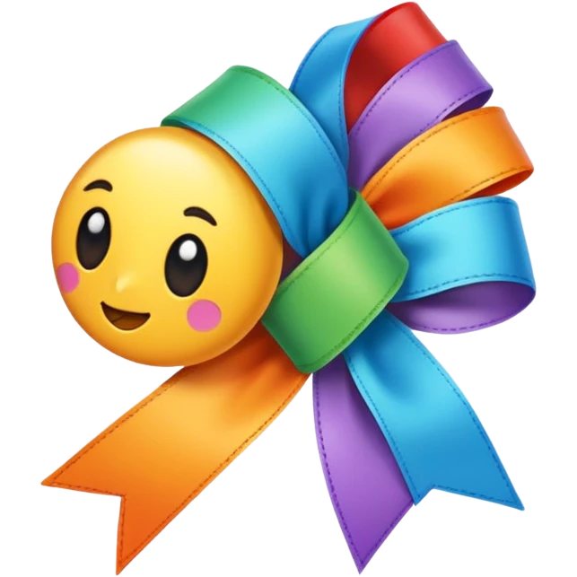 Pookie sticker ribbion emoji