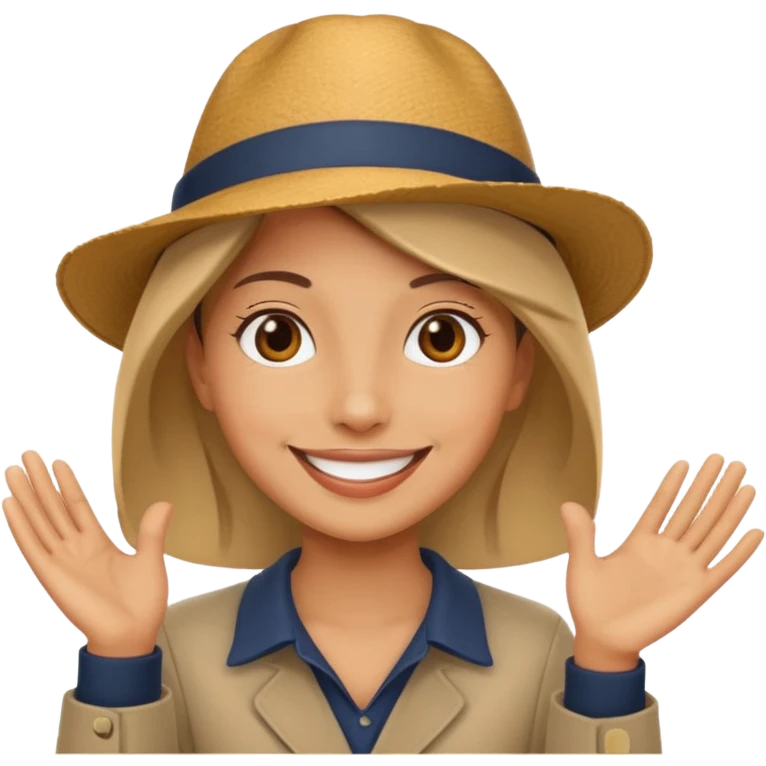emoji tilting hat emoji
