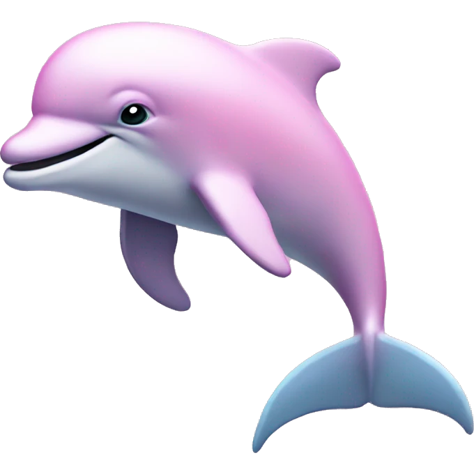 Pastel-pink-colors-dolphin emoji