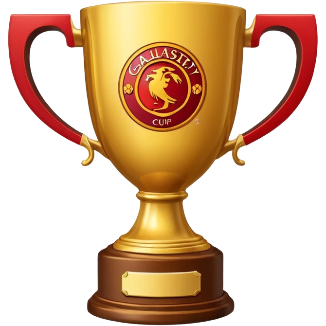 Galatasaray ın aldıgı uefa kupası emoji