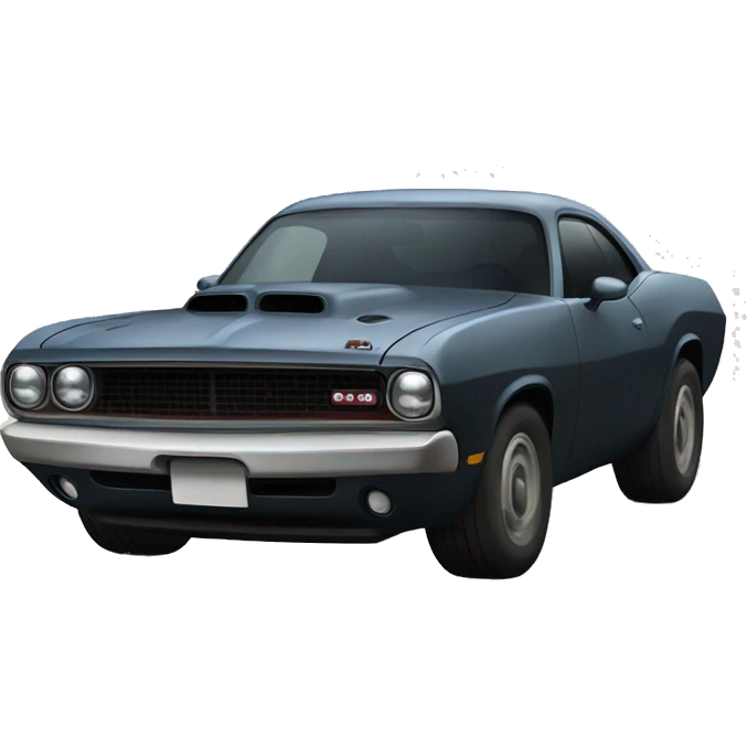 Gorilla driving a Dodge hellcat emoji