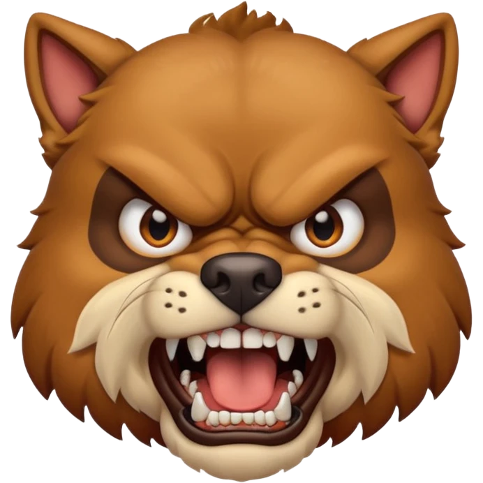 angry dog emoji