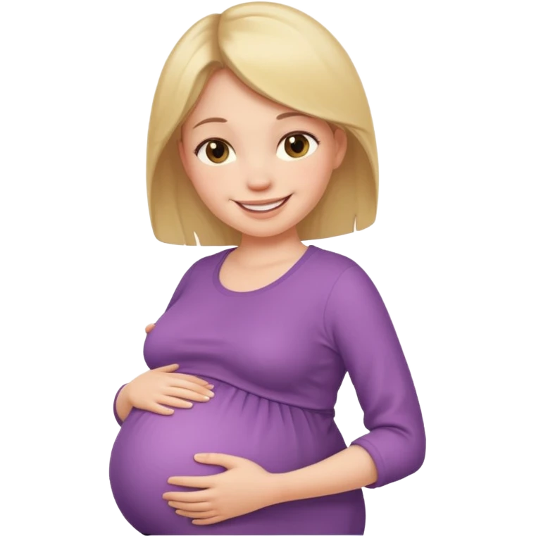 беременная девушка emoji