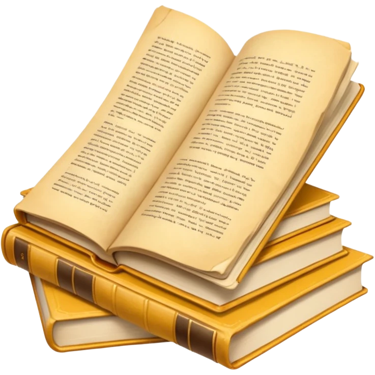 books scattered emoji