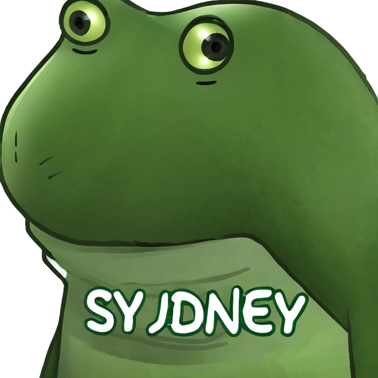 Birthday cake with the name Sydney on it emoji