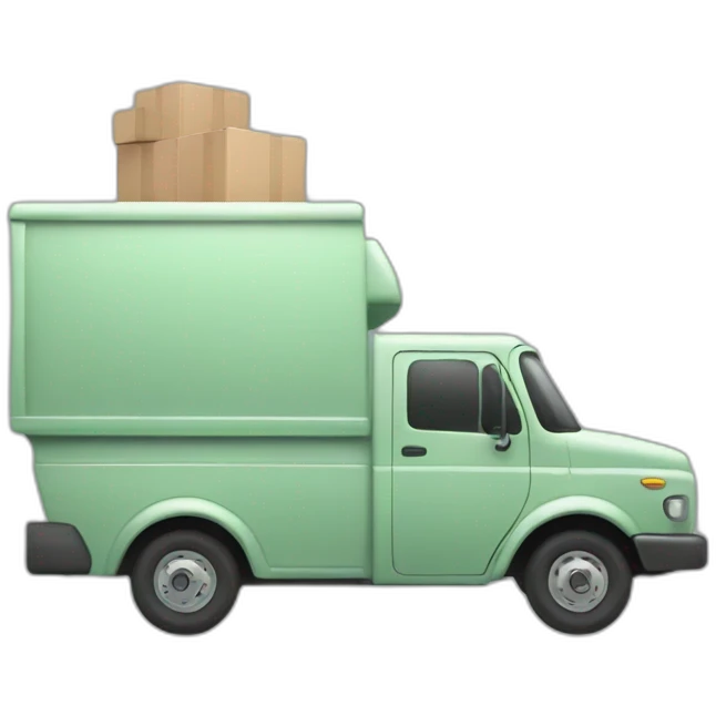 Delivery truck emoji