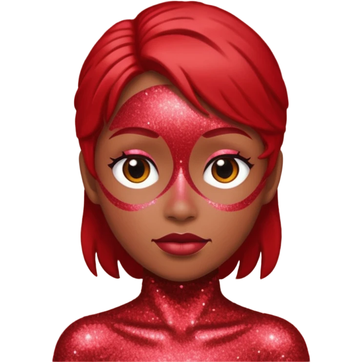 glitter red user emoji