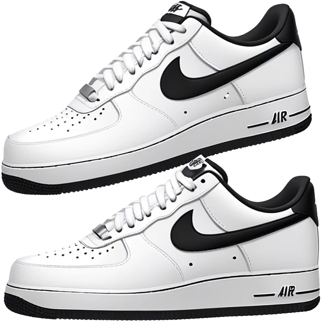 Nike airforce 1 low  emoji