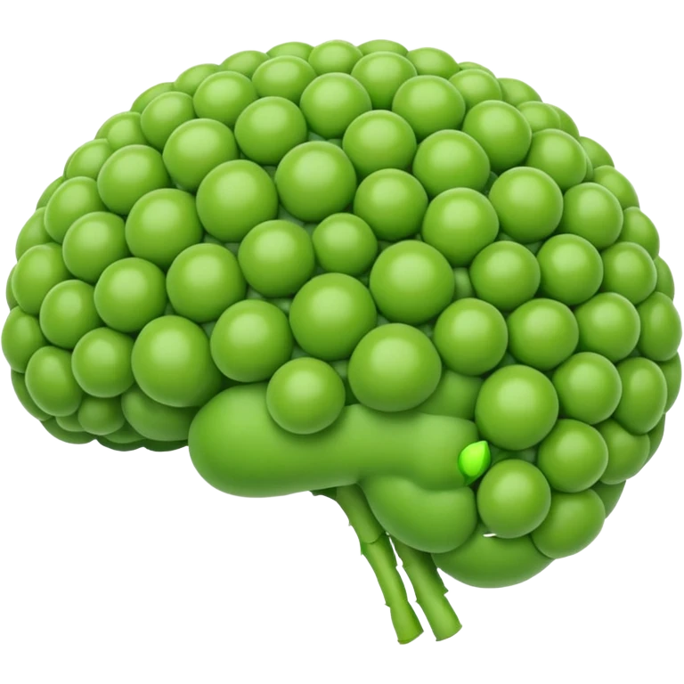 Pea brain emoji