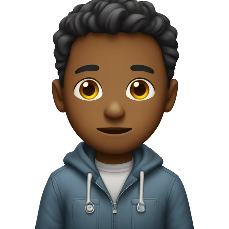 the boy got sick  emoji