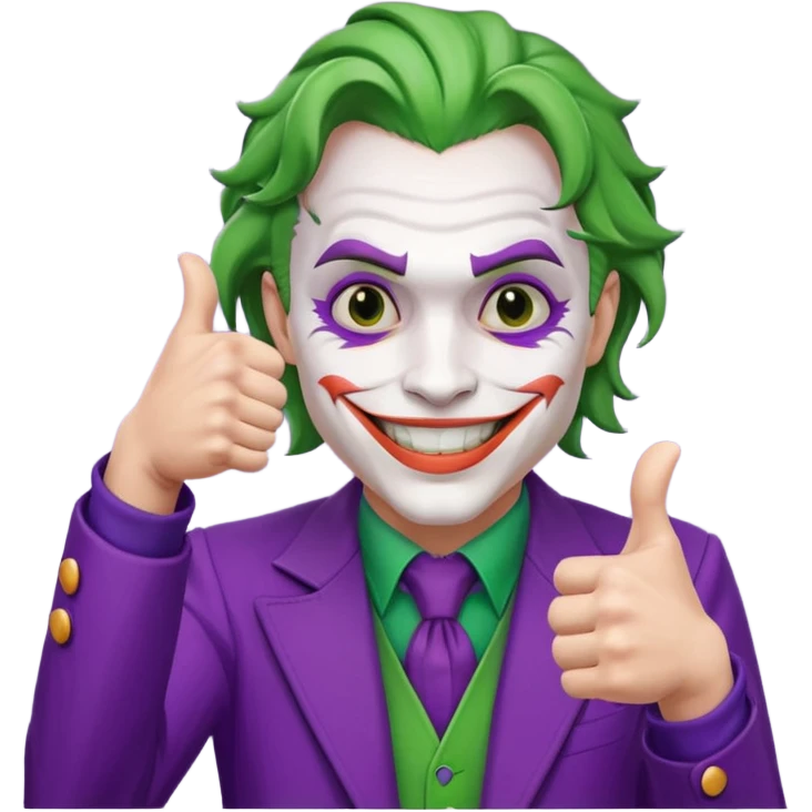 Joker 👍🏻 gösteriyor  emoji